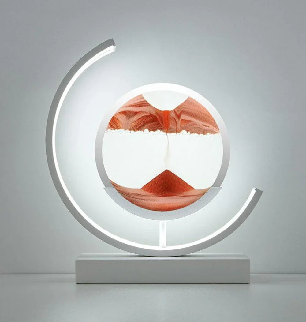 Serenova | Table Lamp with Calming Light & Handcrafted Design | Perfect Bedroom Lamps for Tranquil Living Room Ambiance 6
